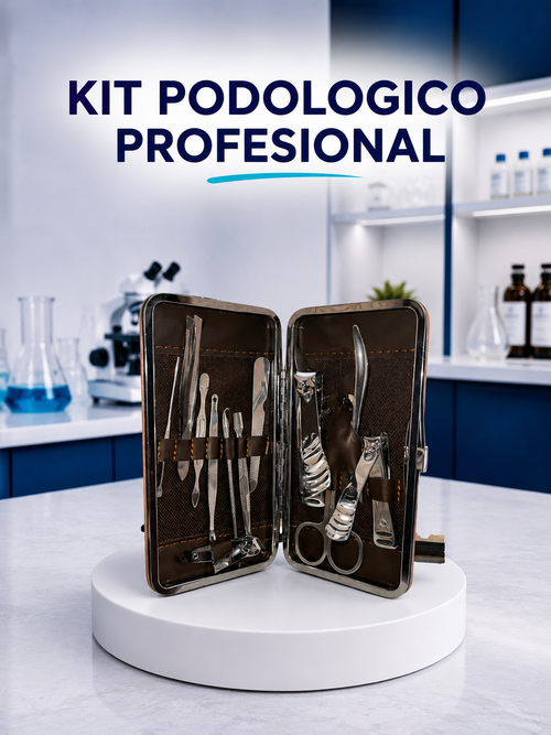 KIT PROFESIONAL DE PODOLOGÍA (ACERO INOXIDABLE)