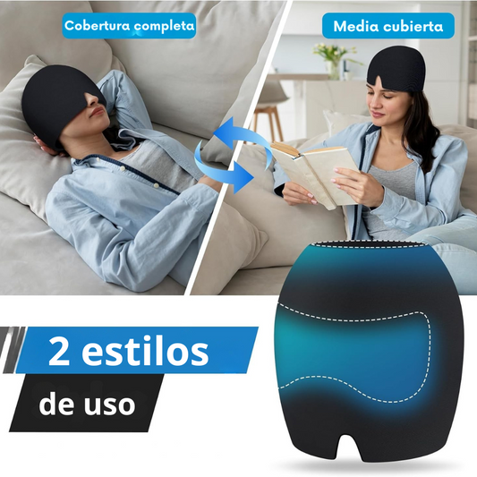 GORRO DE GEL PARA DOLOR DE CABEZA Y MIGRAÑA (2X1)